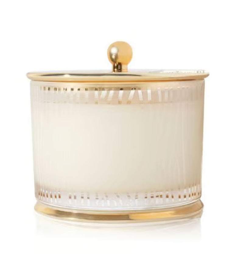 Frasier Fir: Gilded - Small Frosted Grain Candle