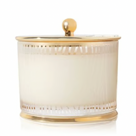Frasier Fir: Gilded - Small Frosted Grain Candle