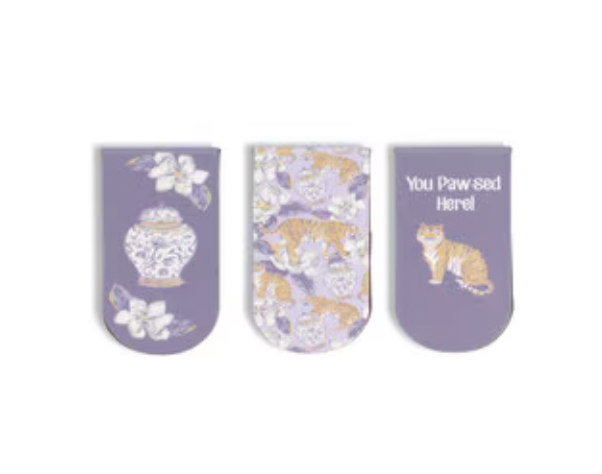 Tiger Magnetic Bookmark Set