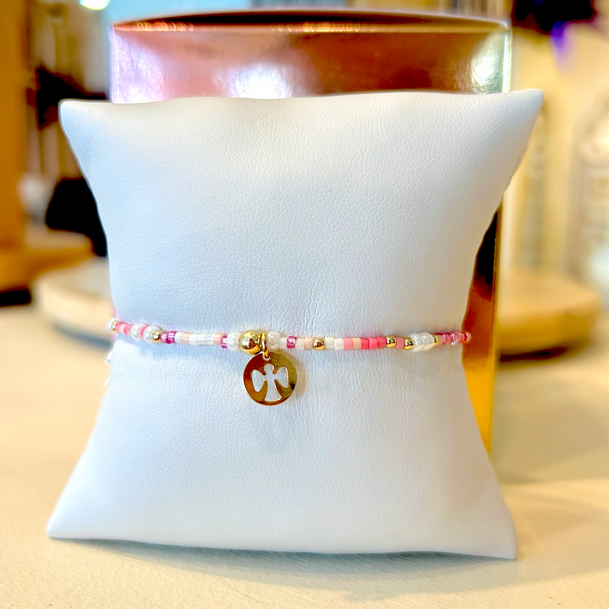 enewton EXTENDS '26 guardian angel hope unwritten kiss and tell breast cancer bracelet -- FINAL SALE