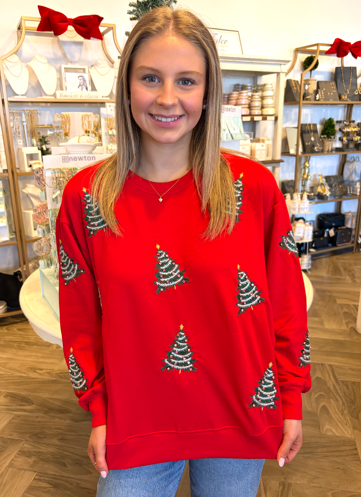Merry Trees Pullover: