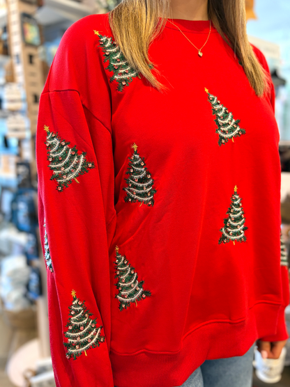 Merry Trees Pullover:
