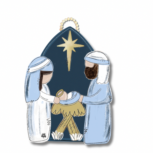 Nativity Door Hanger