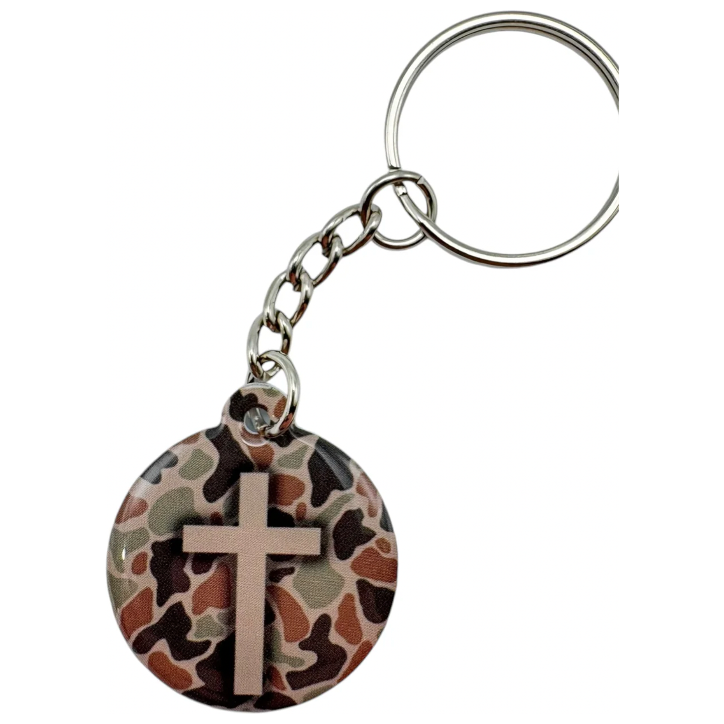 Tap to Pray Tag Keychain