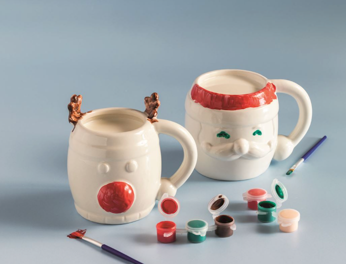 DIY Ceramic Reindeer Mug