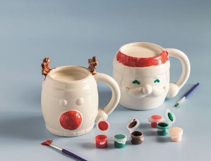DIY Ceramic Reindeer Mug