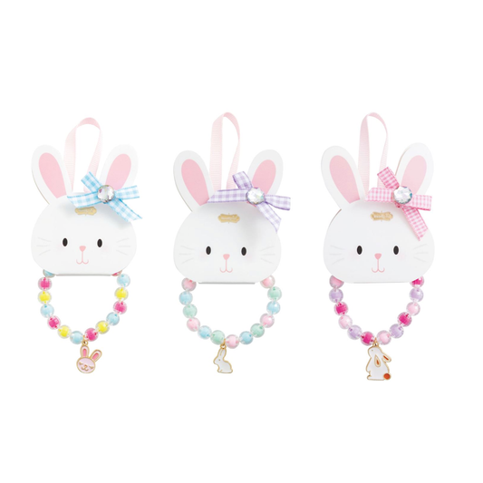 Bunny Charm Bracelet Set w/ Ring: