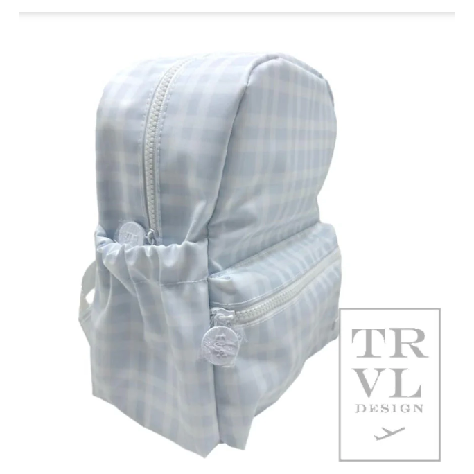 Trvl Mini Backer - Pimlico Plaid Blue