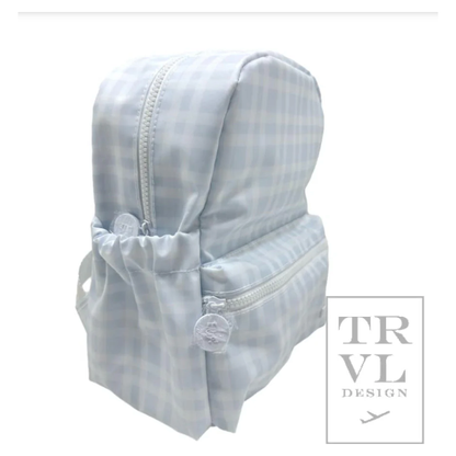 Trvl Mini Backer - Pimlico Plaid Blue