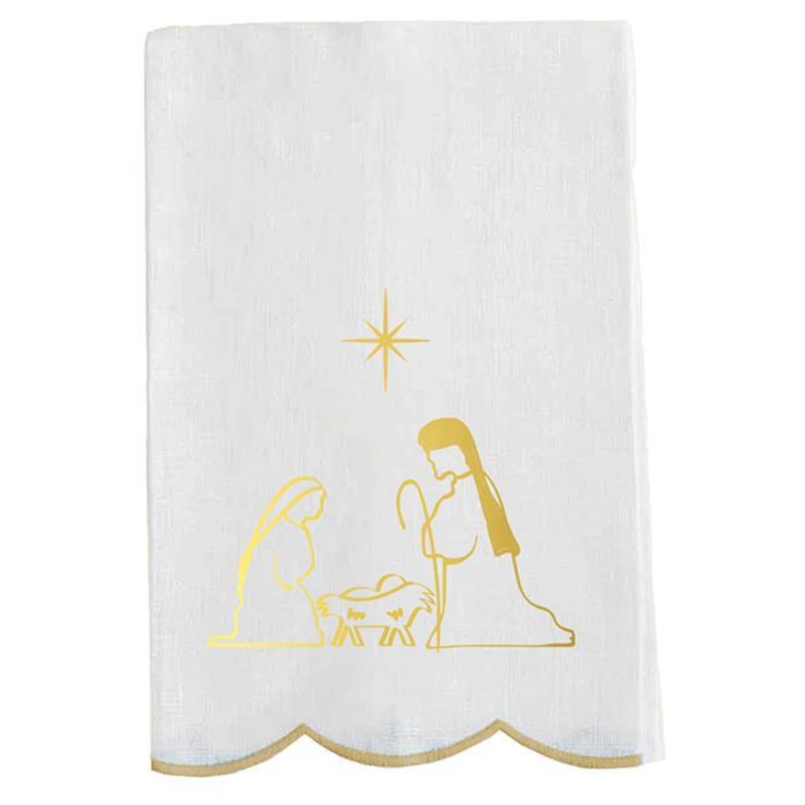 Nativity Stitched Towel