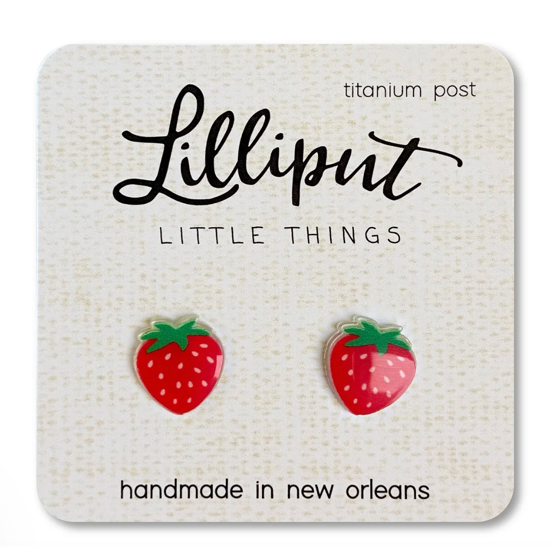 Strawberry - Lilliput Earrings