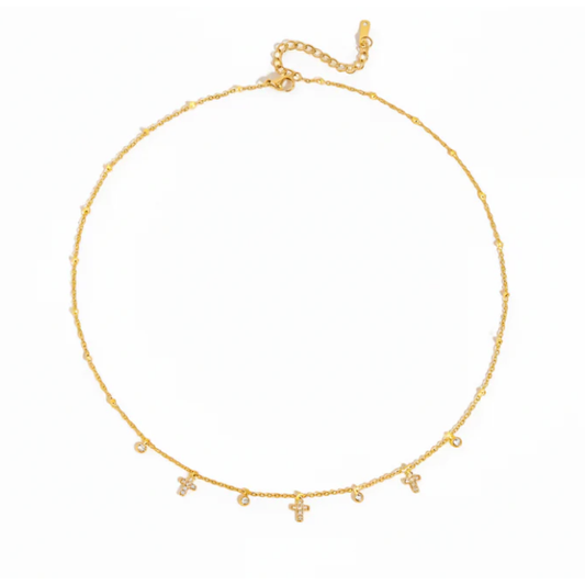Holy Trinity Cross Necklace