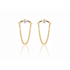 Chain Drape Stud