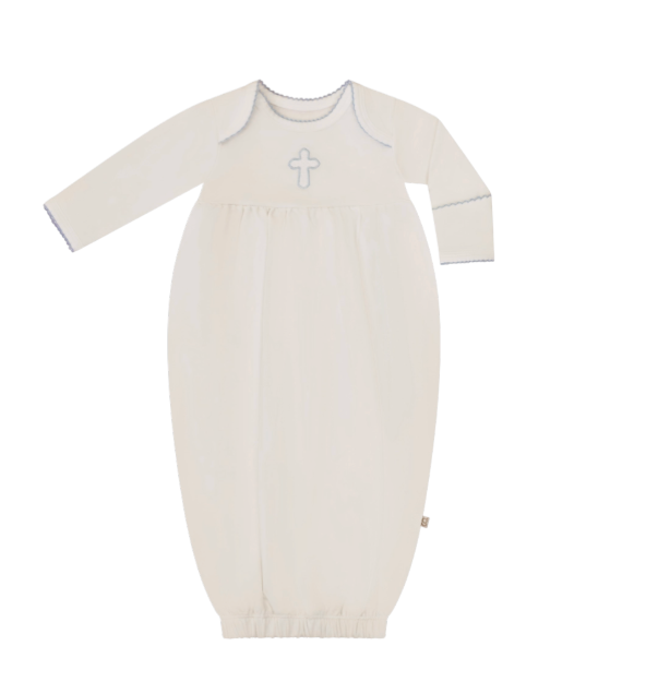 Pip Gown: Blue Cross - Newborn
