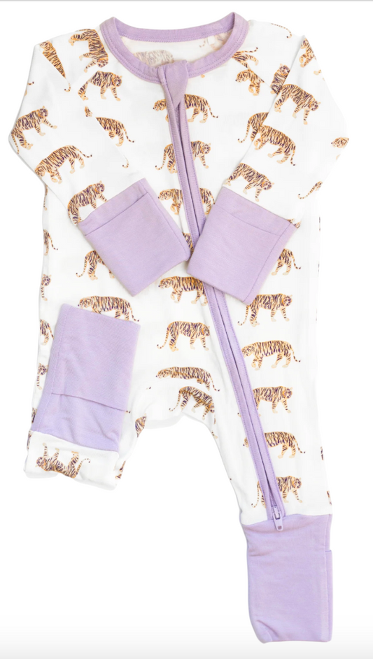 Tiger Sleep Romper: