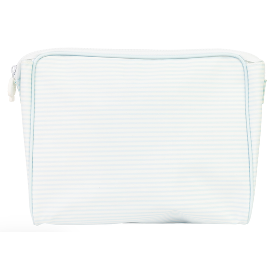 The Go Bag: Light Blue Stripe - Small