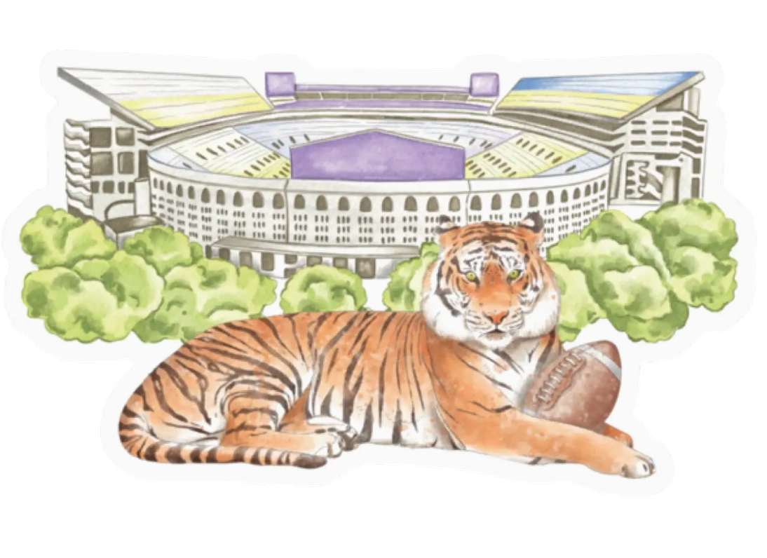 Tiger Stadium Sticker