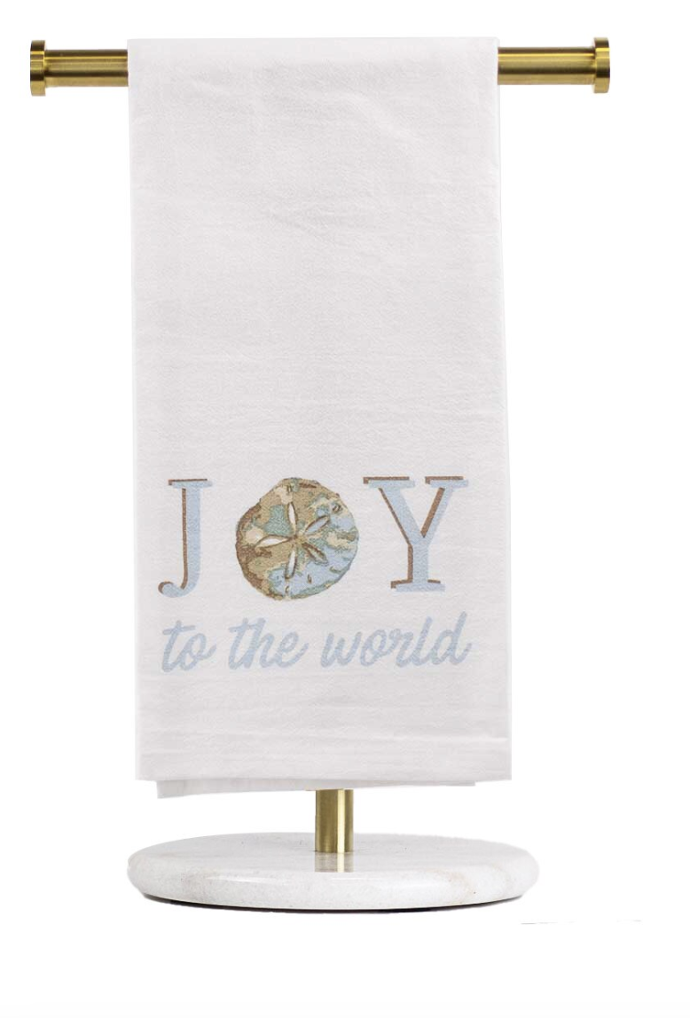 Joy to the World Sand Dollar Towel