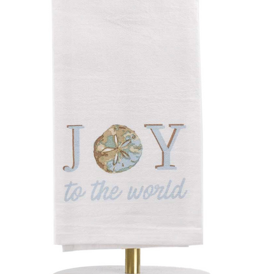 Joy to the World Sand Dollar Towel