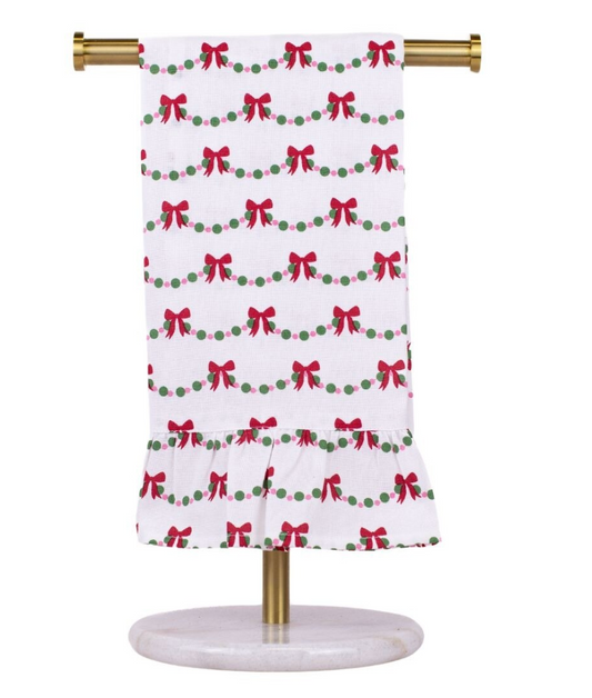 Bows Ruffle Towel