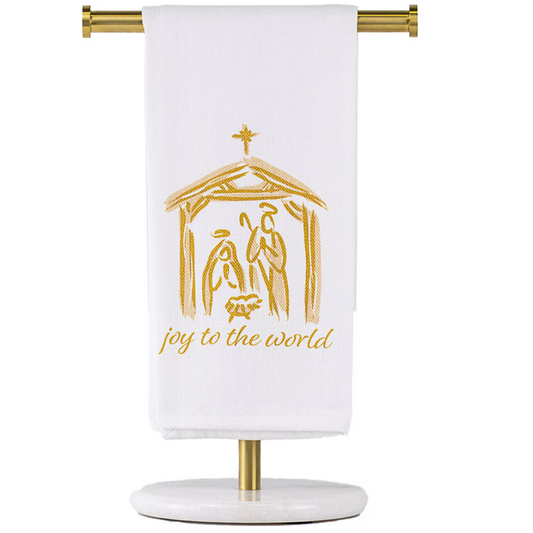 Joy to the World Golden Towel
