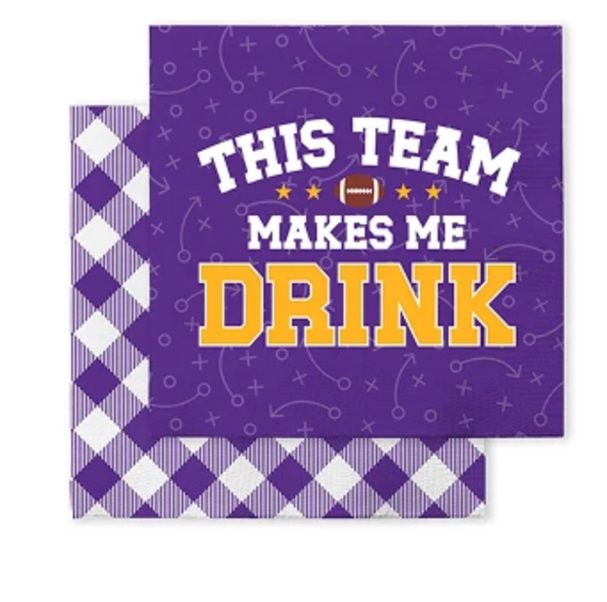 This Team Makes Me Drink Napkins