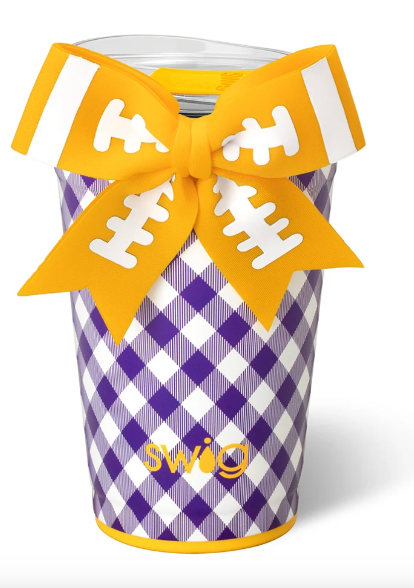 Gameday Gingham: 24oz Party Cup
