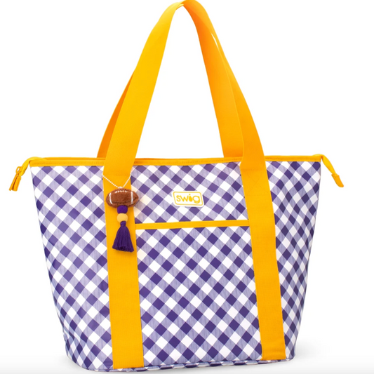 Gameday Gingham: Zippi Tote