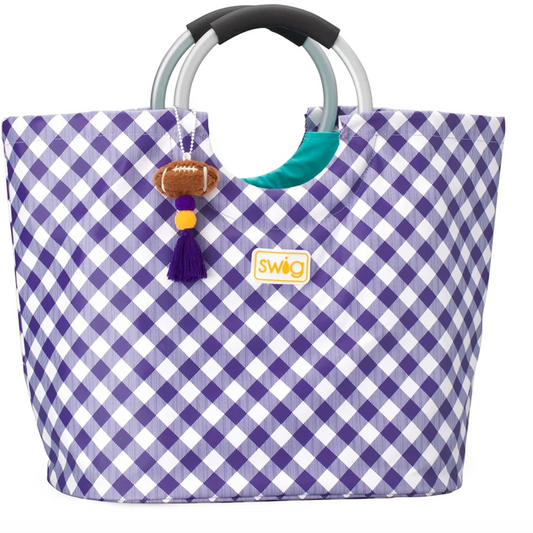 Gameday Gingham: Loopi tote