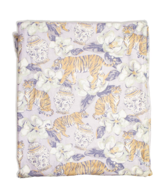 Chinoiserie Tiger Throw
