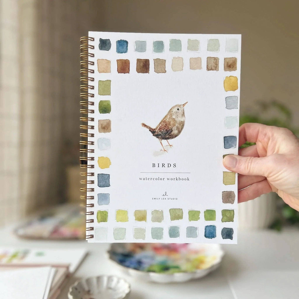 Birds - Watercolor Book w/ Paints