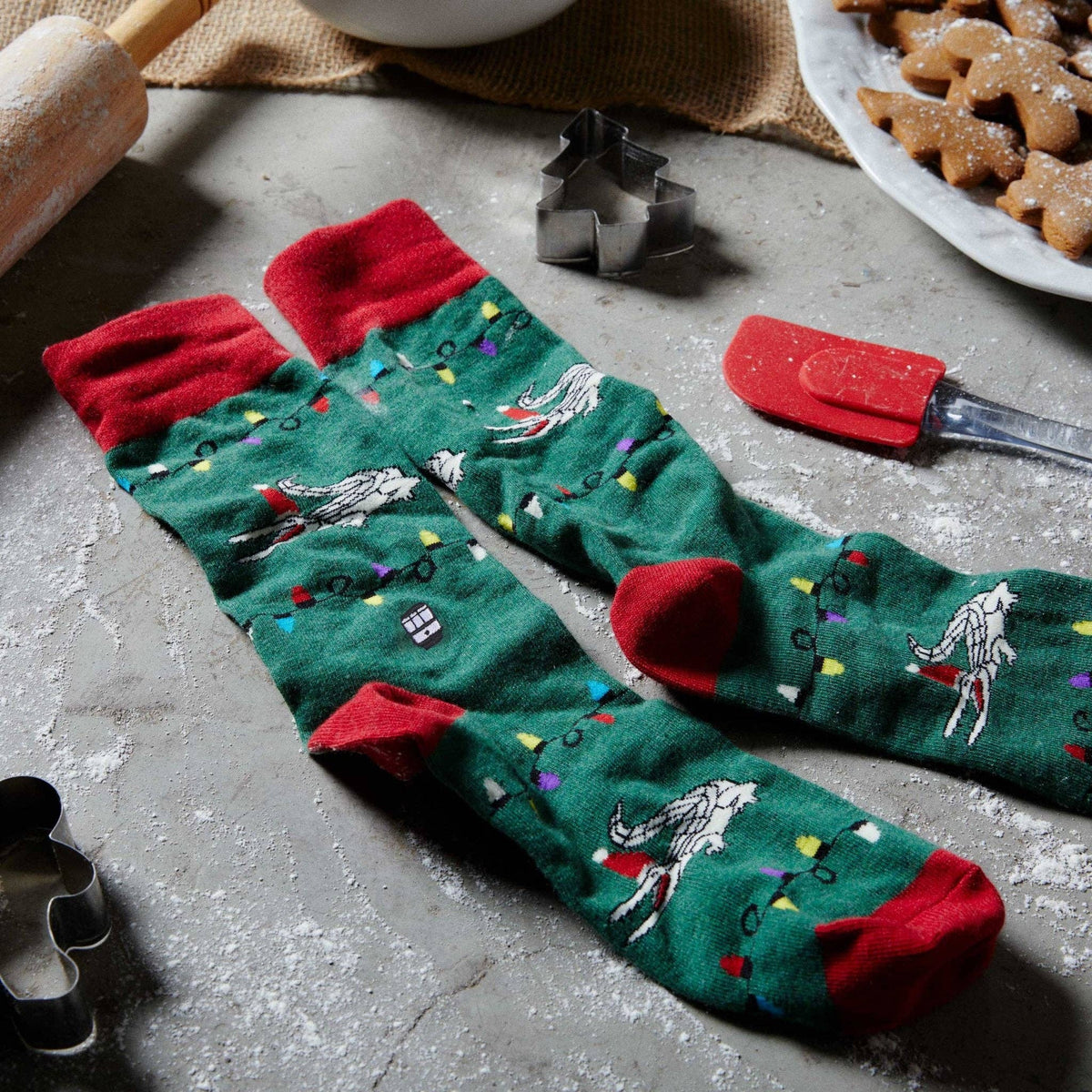 Bonfolk: Christmas Gator Socks