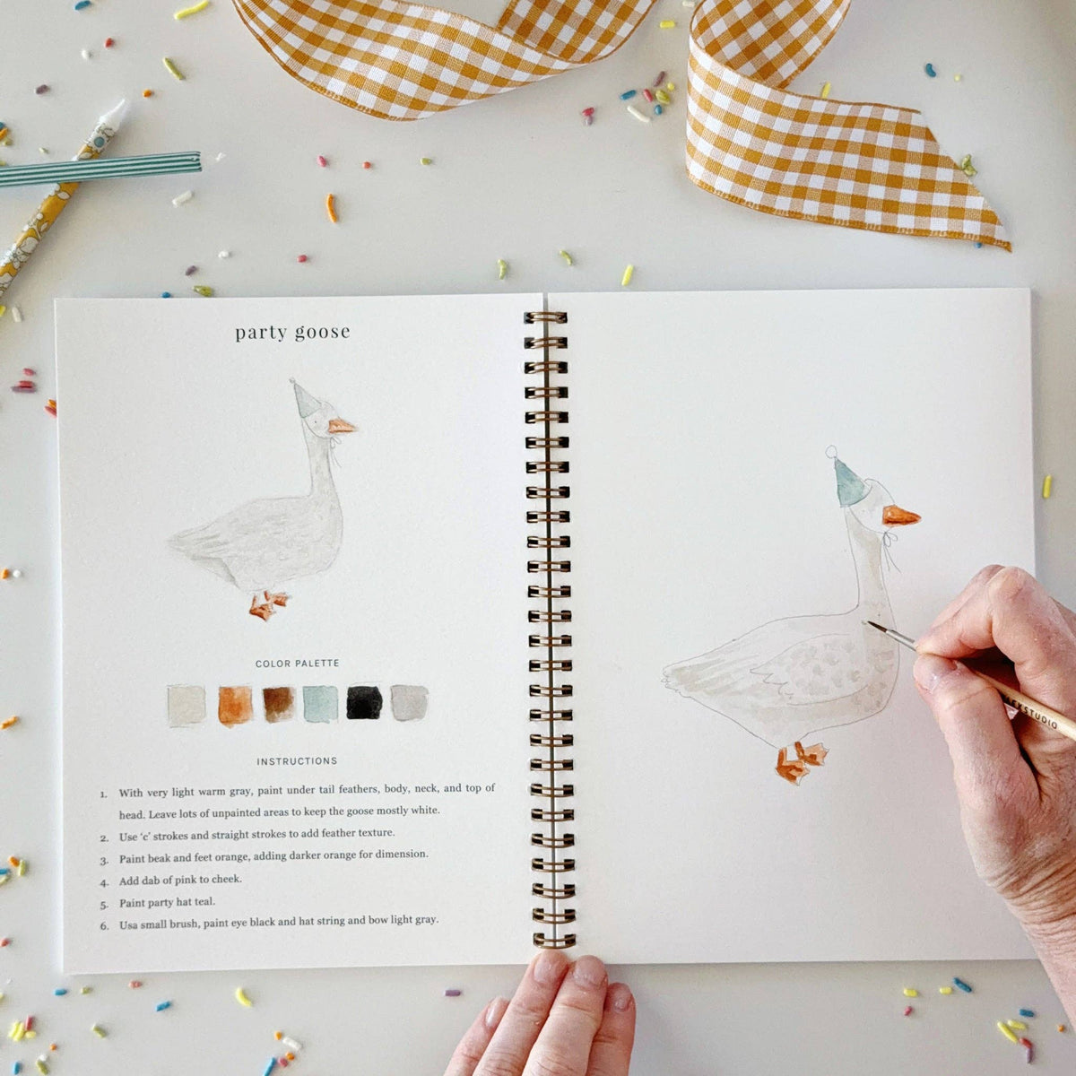 Celebrate - Watercolor Book w/ Paints
