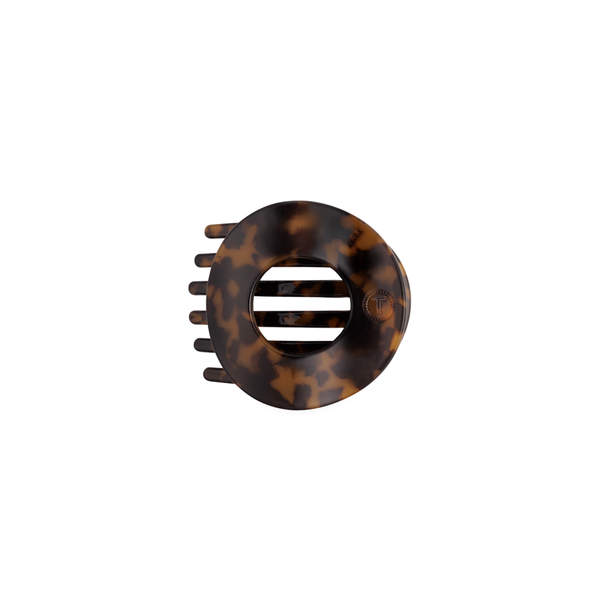 Tortoise | Small | Flat Open Circle Hair Clip