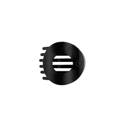Jet Black | Small | Flat Open Circle Hair Clip