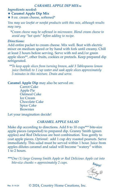 Caramel Apple Dip Mix