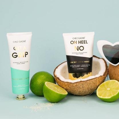 Get A Grip - Funny Hand Cream Gift, Sea Salt Citrus + Neroli