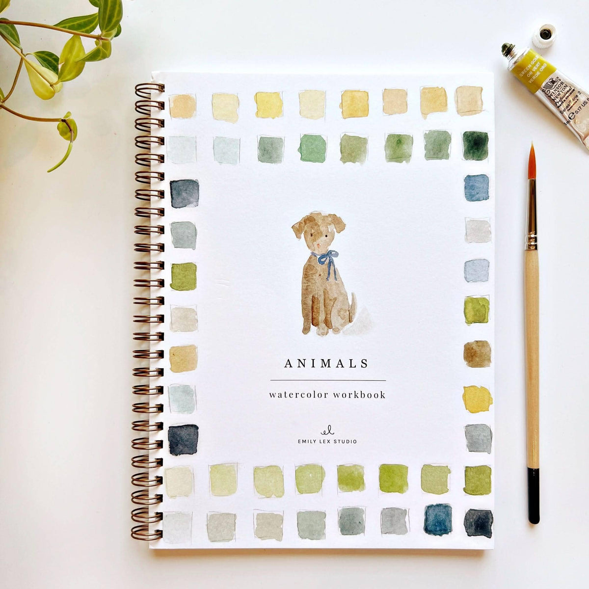 Animals - Watercolor Book w/ Paints