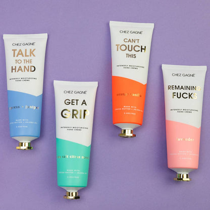 Get A Grip - Funny Hand Cream Gift, Sea Salt Citrus + Neroli