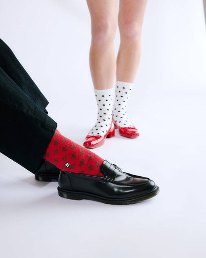 Bonfolk: Fleur De Lis Christmas Socks
