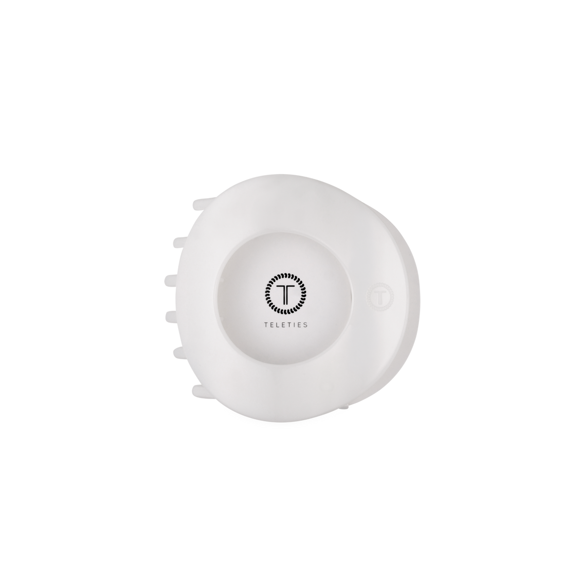 Coconut White | Medium | Flat Circle Hair Clip