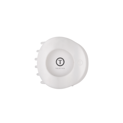Coconut White | Medium | Flat Circle Hair Clip