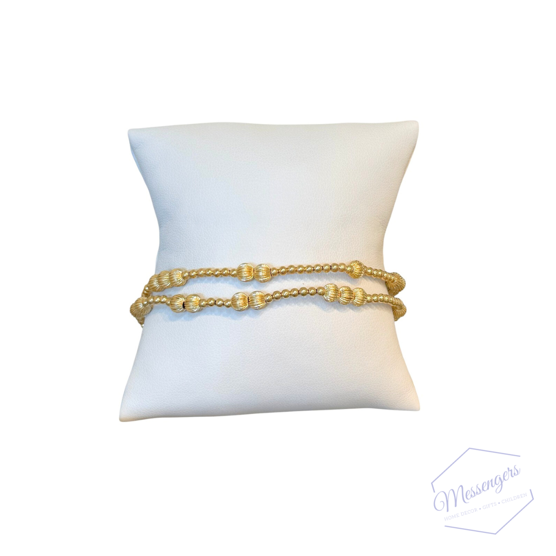 enewton Extends - Hope Unwritten Dignity 4mm Bead Bracelet - Gold