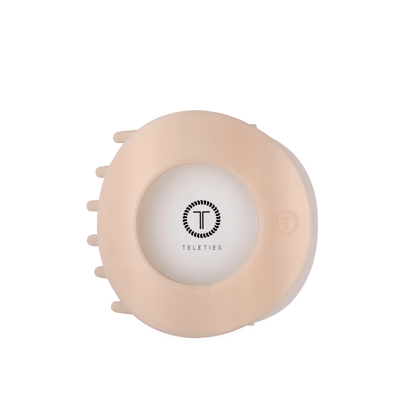 Almond Beige | Large | Flat Circle Hair Clip