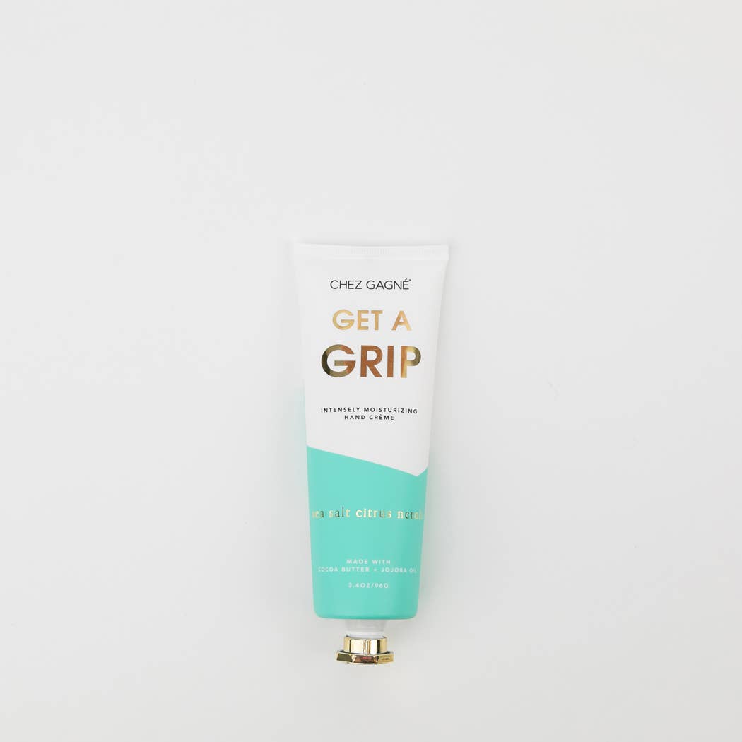 Get A Grip - Funny Hand Cream Gift, Sea Salt Citrus + Neroli