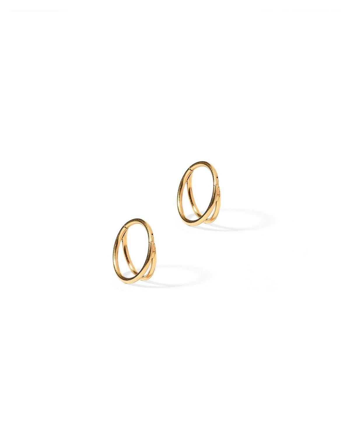 Huggie Earrings - Nylah Gold 10mm
