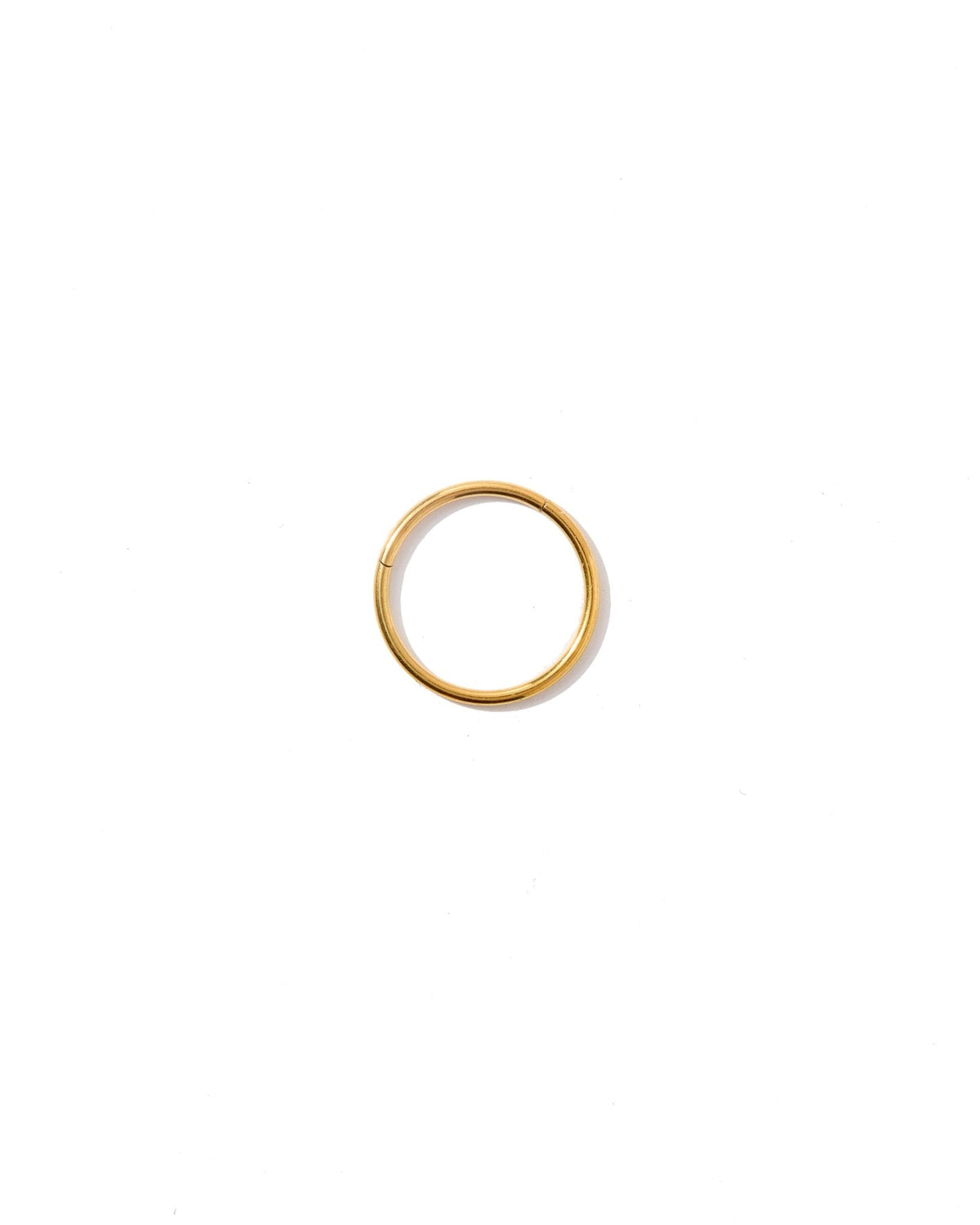 Huggie Infinity Hoop Earrings - Ava Gold 12mm