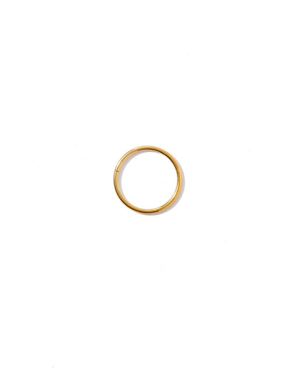 Huggie Infinity Hoop Earrings - Ava Gold 12mm