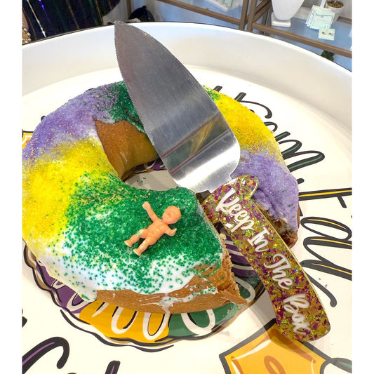 "Keep in the Box" King Cake Server