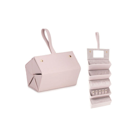 Leah Eyewear & Jewelry Case - Pale Pink